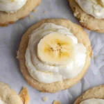 Crumbl banana cream pie cookies
