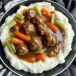 Easy Frozen Meatball Pot Roast (Slow Cooker Dinner Recipe)