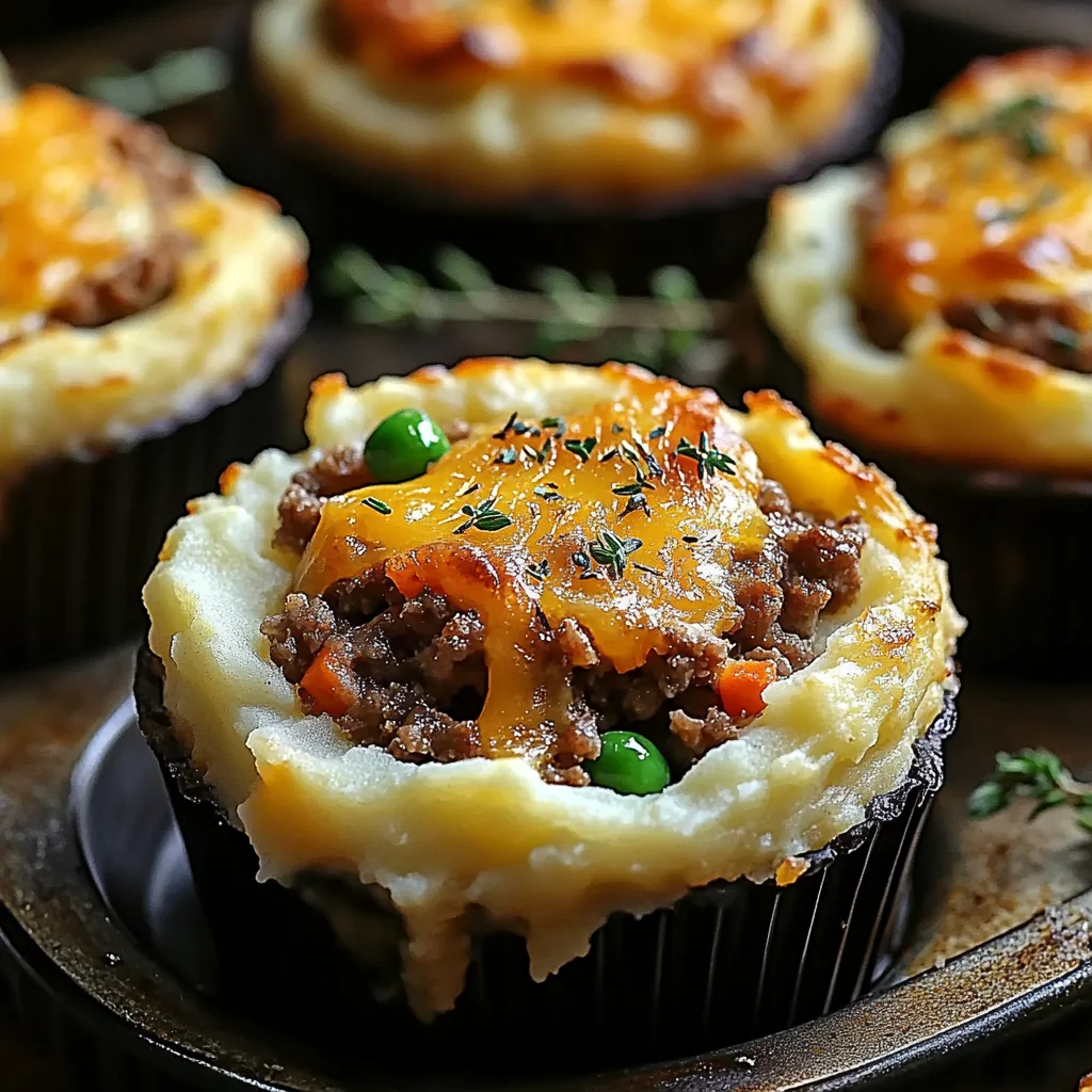 Easy Mini Shepherds Pies Recipe for Family Dinners