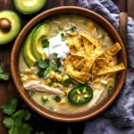 Flavorful Crockpot White Chicken Chili Soup