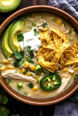 Flavorful Crockpot White Chicken Chili Soup