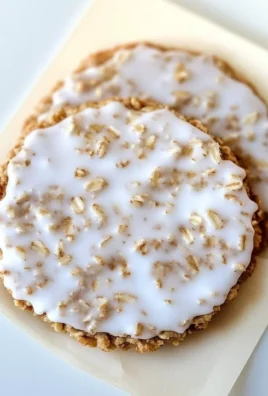 Iced Oatmeal Cookies Recipe