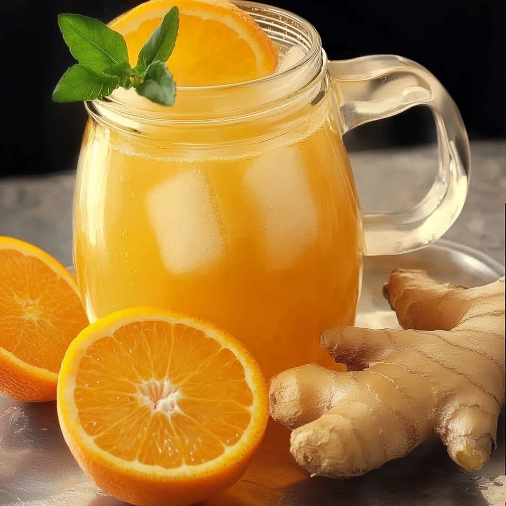 Iced Orange Ginger Green Tea