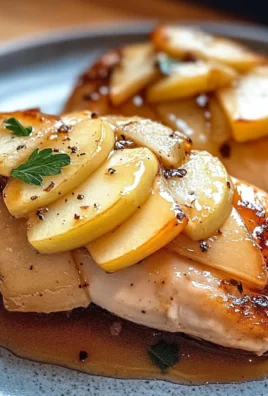Maple Glazed Apple and Brie Stuffed Chicken Delight