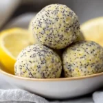 No-Bake Lemon Poppyseed Protein Balls