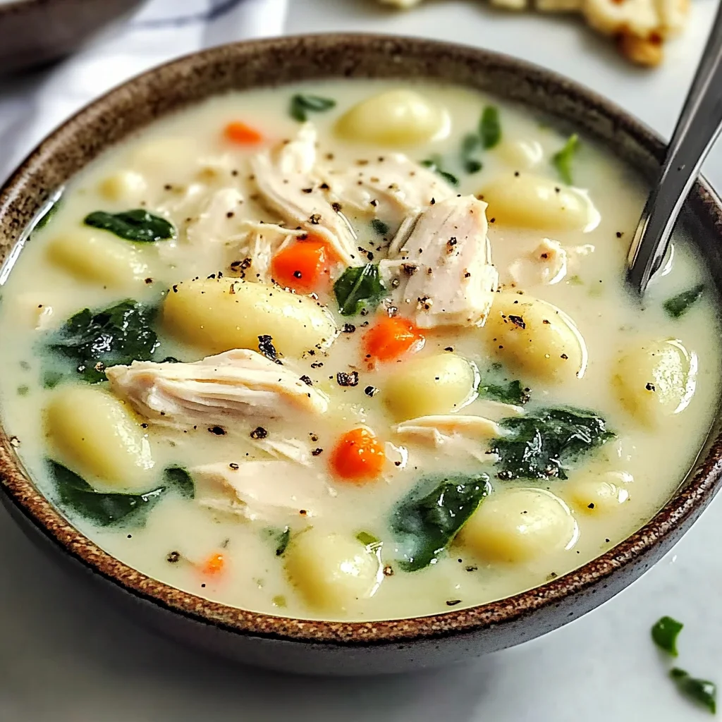 Olive Garden Chicken Gnocchi Soup Recipe