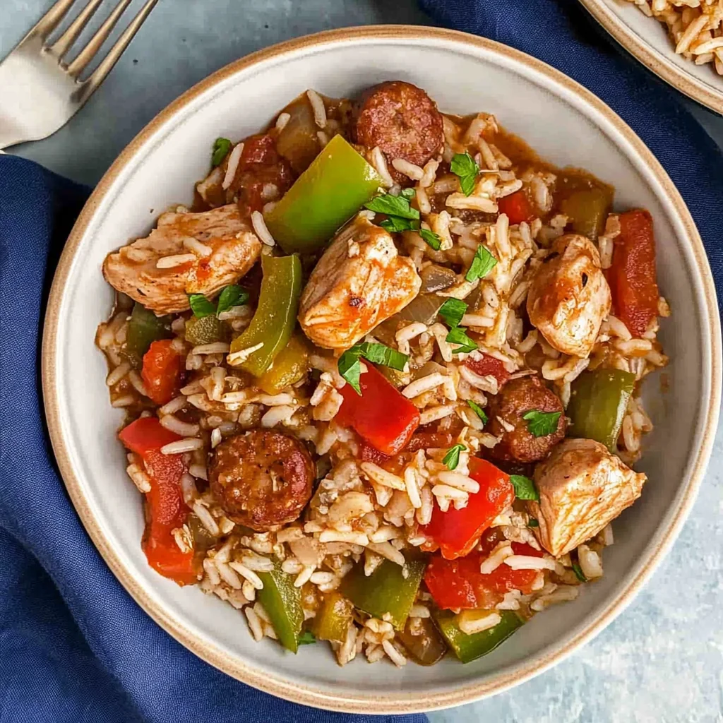 Slow Cooker Chicken Jambalaya