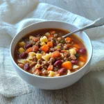 Slow Cooker Copycat Olive Garden Pasta e Fagioli