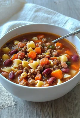 Slow Cooker Copycat Olive Garden Pasta e Fagioli