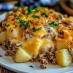 Slow Cooker Cowboy Potato Casserole
