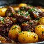 Slow Cooker Garlic Butter Beef