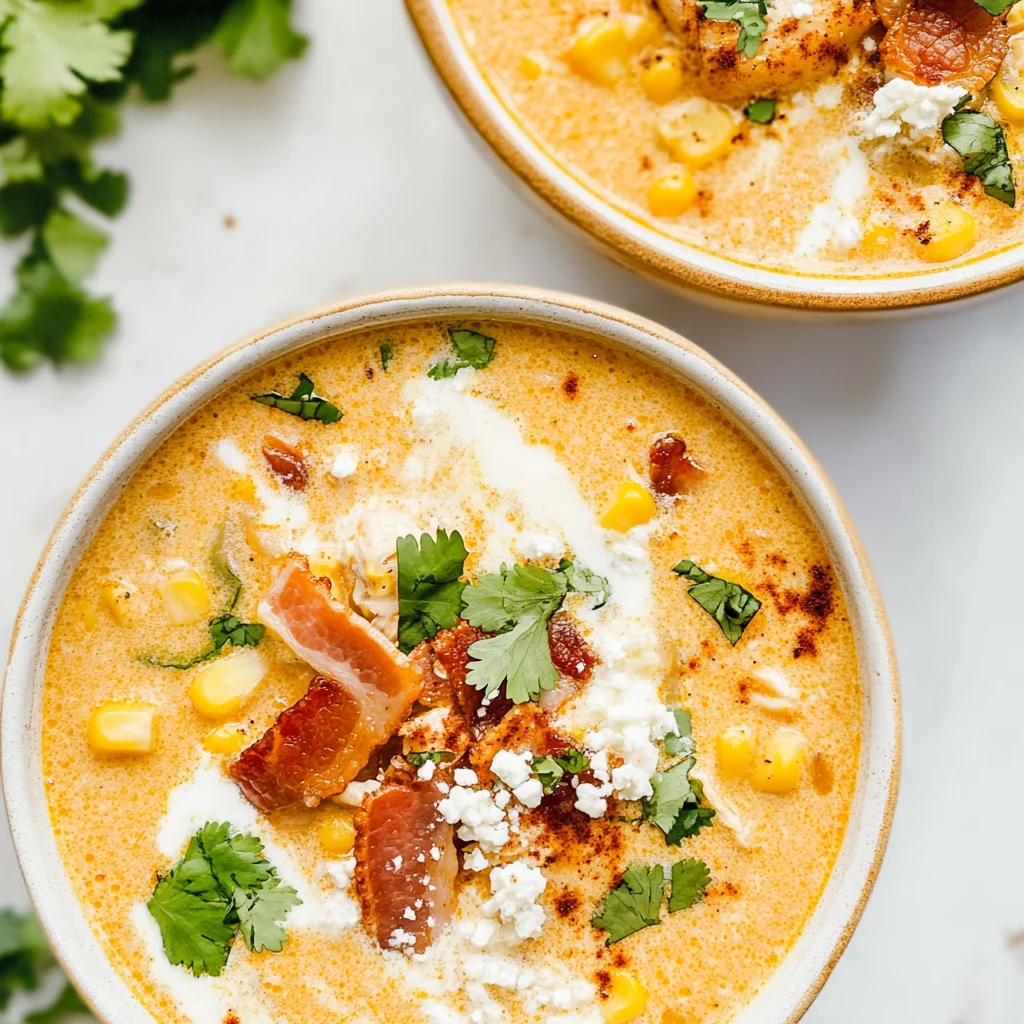 Slow Cooker Mexican Street Corn Soup