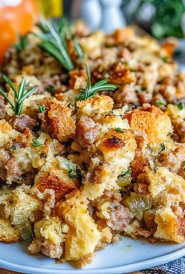 Slow Cooker Sausage Stuffing