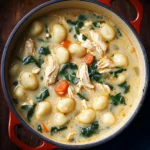 Tasty Rotisserie Chicken Gnocchi Soup