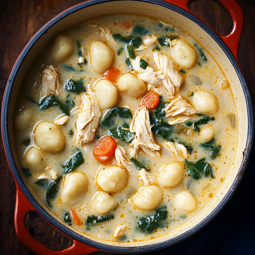 Tasty Rotisserie Chicken Gnocchi Soup