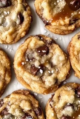 The Best Chewy Salted Caramel Chocolate Chip Cookies