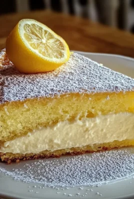 The Best Lemon Custard Cake