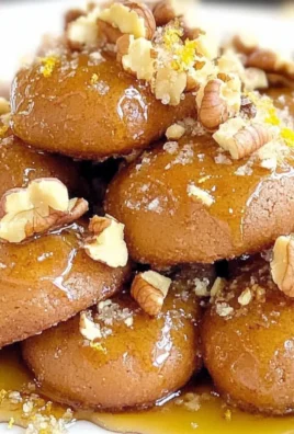 Traditional Greek Honey Cookies (Melomakarona)