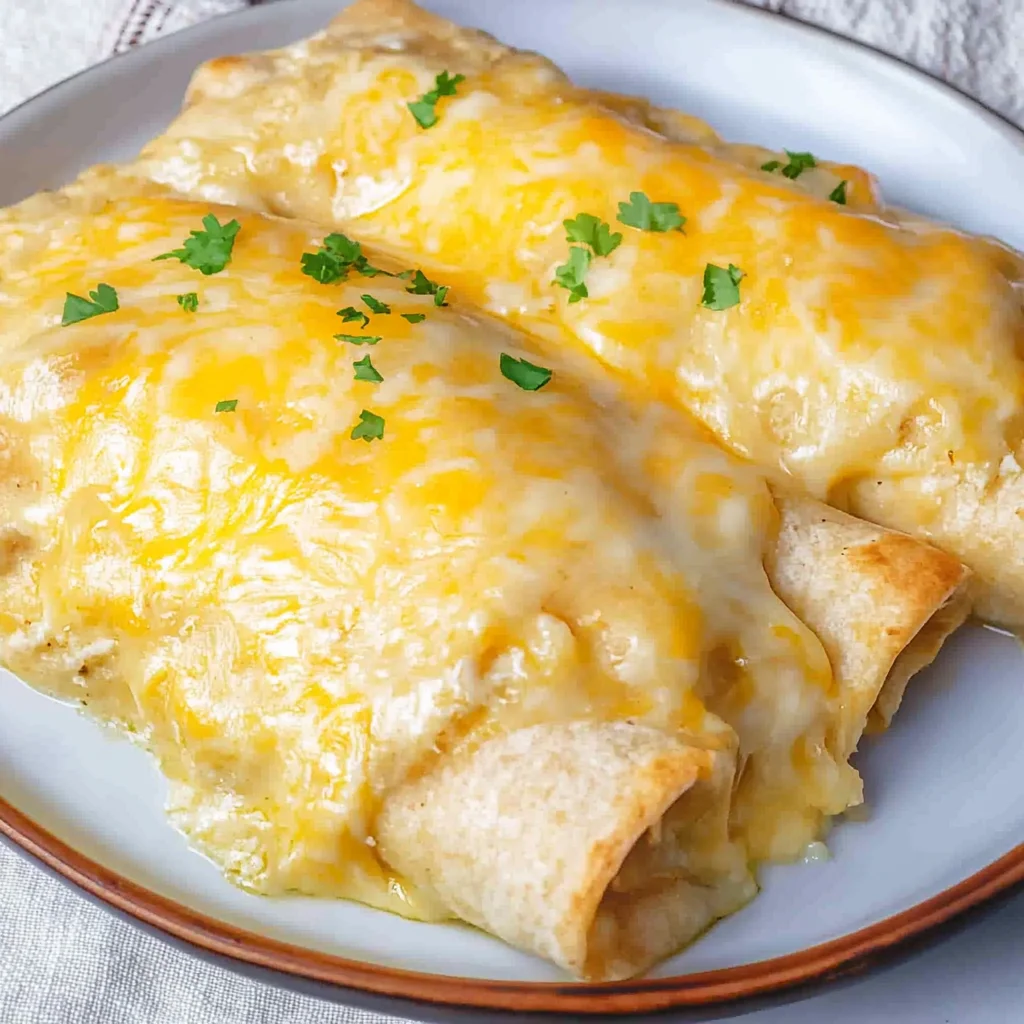White Chicken Enchiladas