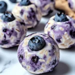 Blueberry Cheesecake Protein Bites