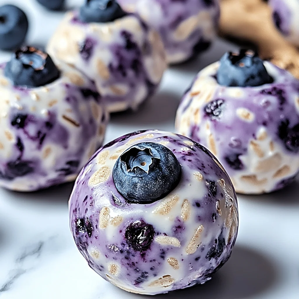 Blueberry Cheesecake Protein Bites