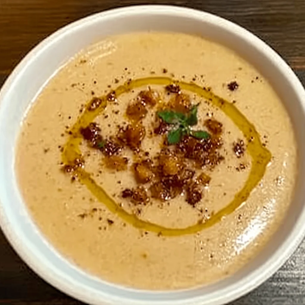 Caramelized Onion Roasted Garlic Bisque