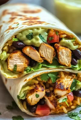 Chipotle Ranch Grilled Chicken Burrito