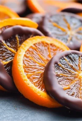 Chocolate-Dipped Candied Oranges