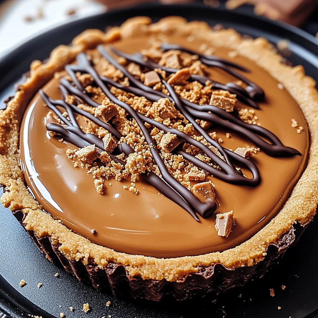 Chocolate Biscoff Tart