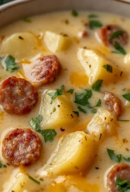 Cozy Crockpot Potato Soup with Sausage – Hearty and Delicious for Fall