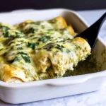 Creamy Poblano Chicken Enchiladas