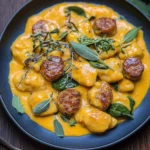 Creamy Pumpkin Gnocchi with Spinach and Sausage (30-Minute, One-Pan)