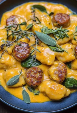 Creamy Pumpkin Gnocchi with Spinach and Sausage (30-Minute, One-Pan)