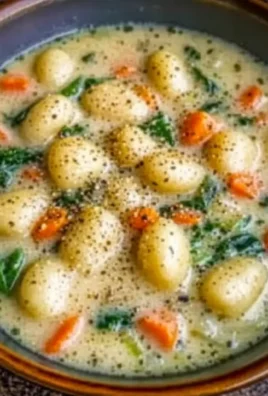 Creamy Vegetarian Gnocchi Soup