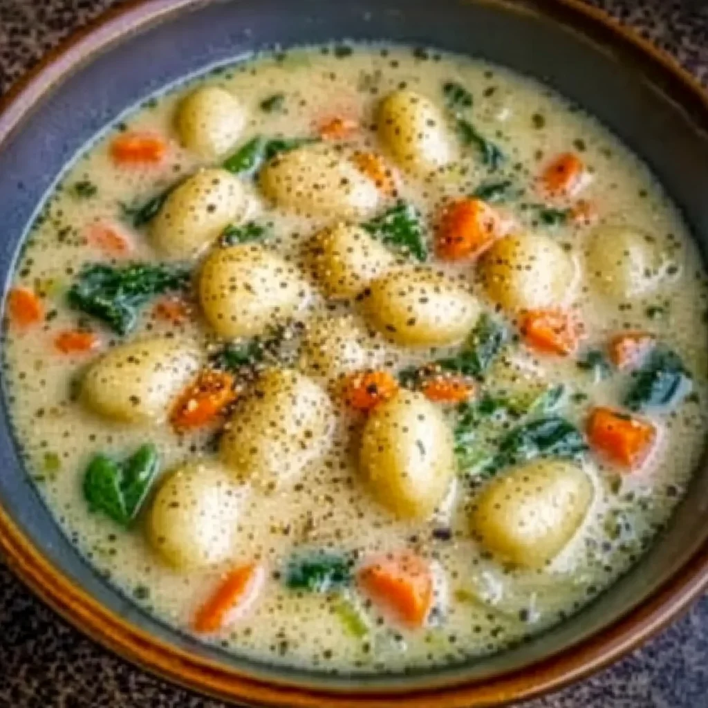 Creamy Vegetarian Gnocchi Soup
