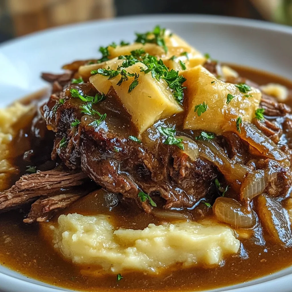 Crock Pot French Onion Pot Roast