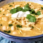 Crockpot Creamy White Chicken Chili