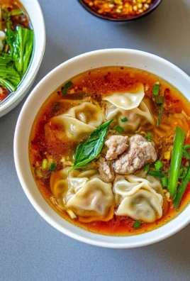 Deconstructed Wonton Soup