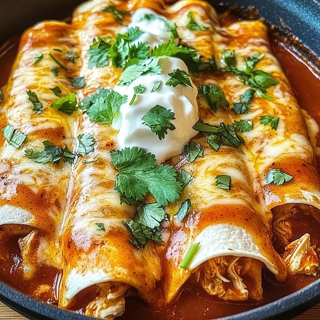 Delicious Chicken Enchiladas