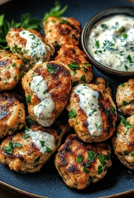 Delicious Chicken Kofta with Garlic Yogurt Sauce