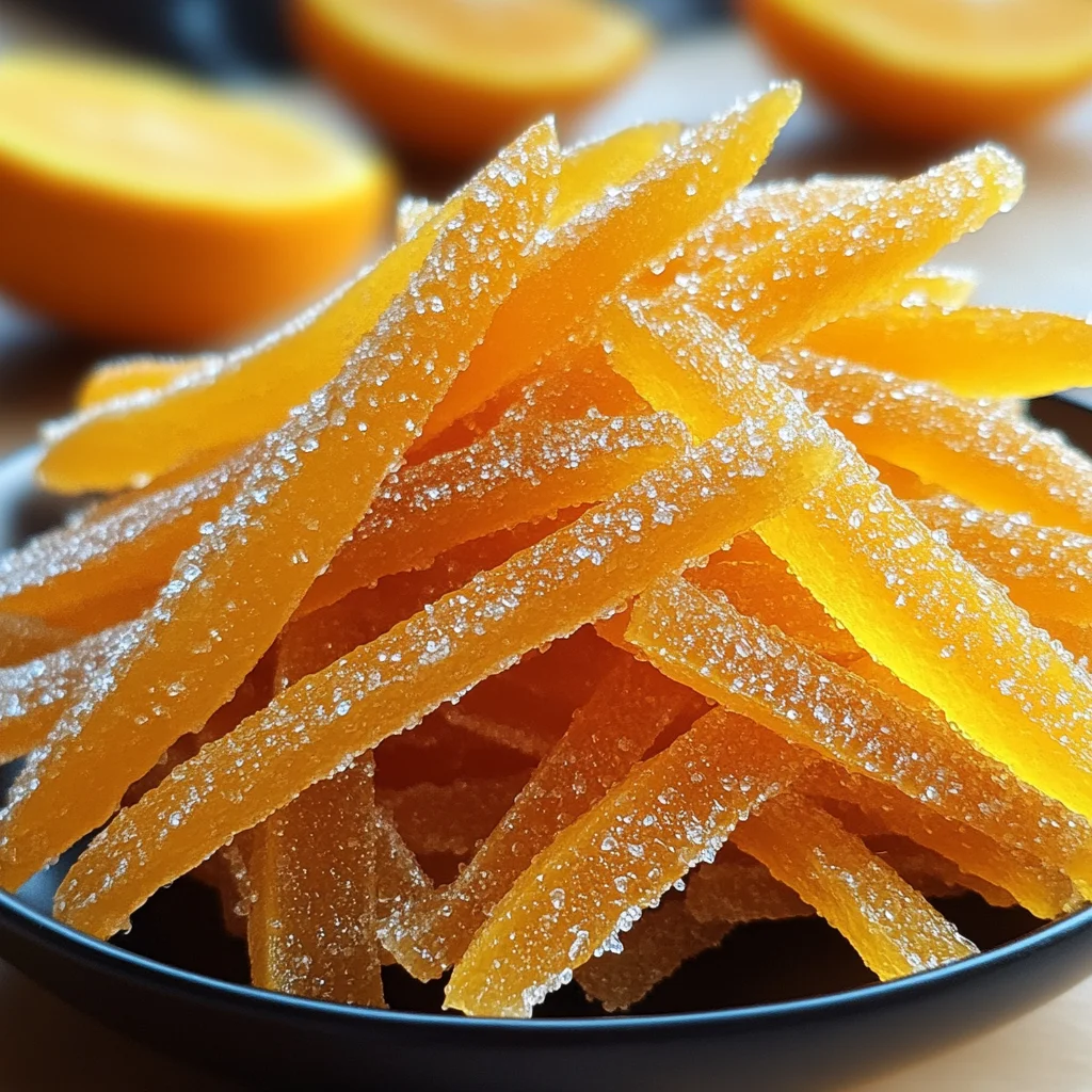 Easy Candied Orange Peel