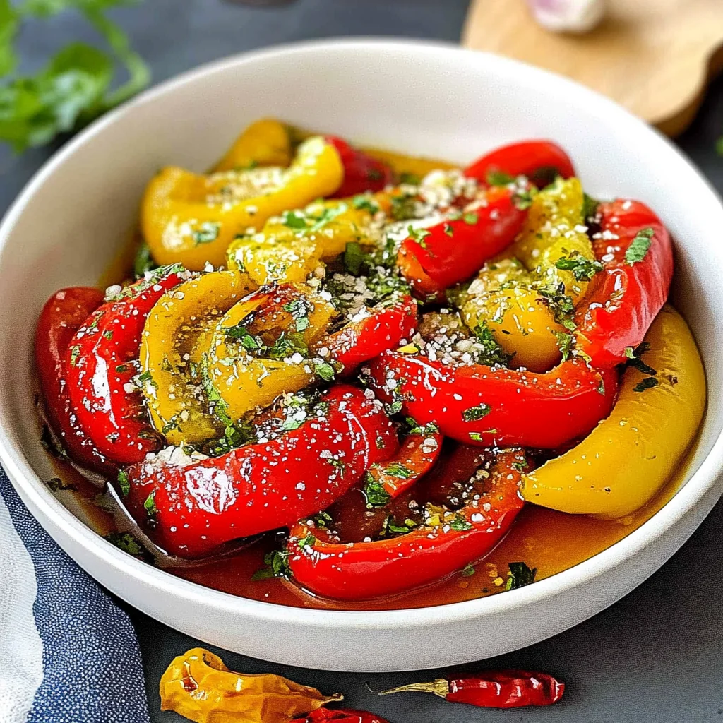 Easy Roasted Pepper Salad