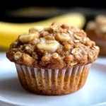 Healthy Banana Oatmeal Muffins