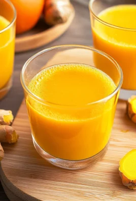 Homemade Ginger and Turmeric Immunity Shots