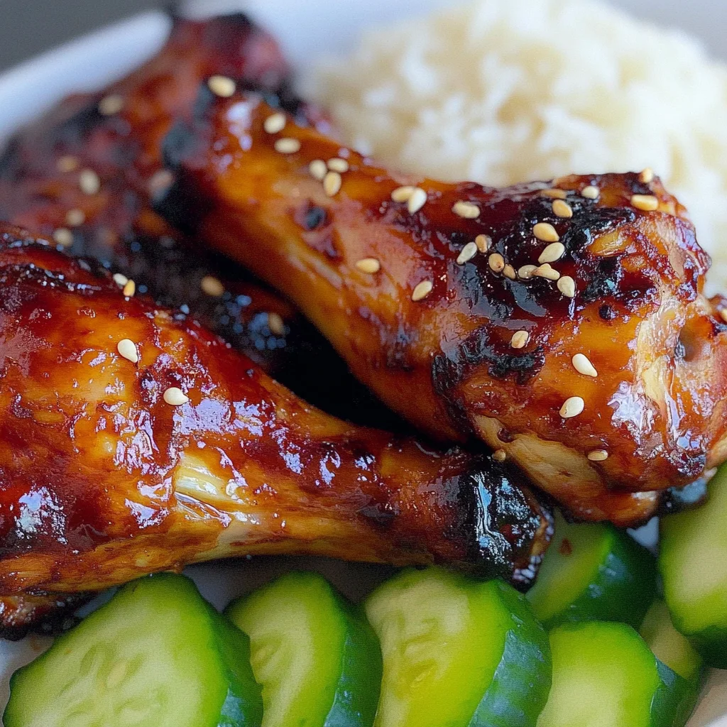 Kalbi Chicken Legs in Air Fryer