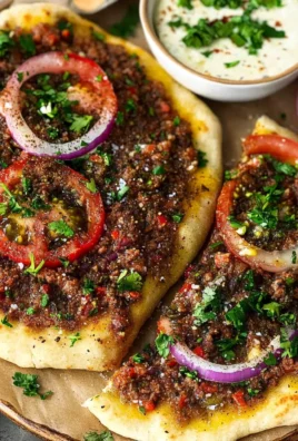Lamb Lahmacun (Turkish Pizza)