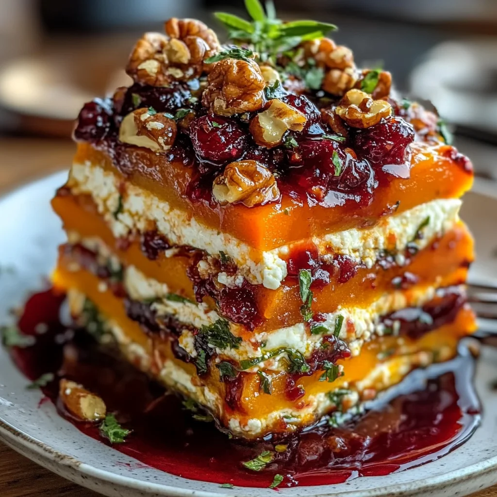 Layered Sweet Potato Butternut Squash Carrot Lasagna Recipe