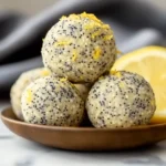 No-Bake Lemon Poppyseed Protein Balls