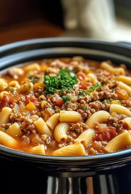 Olive Garden Slow Cooker Pasta Fagioli: Comfort in Every Spoonful