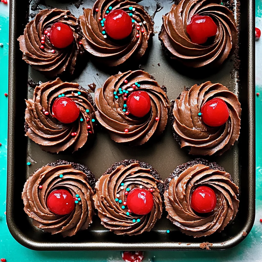 Piped Chocolate Butter Cookies
